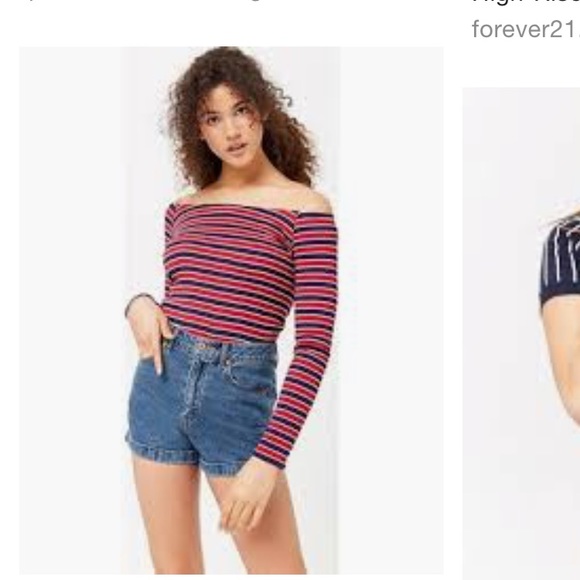 High Rise Denim Shorts - Picture 4 of 4